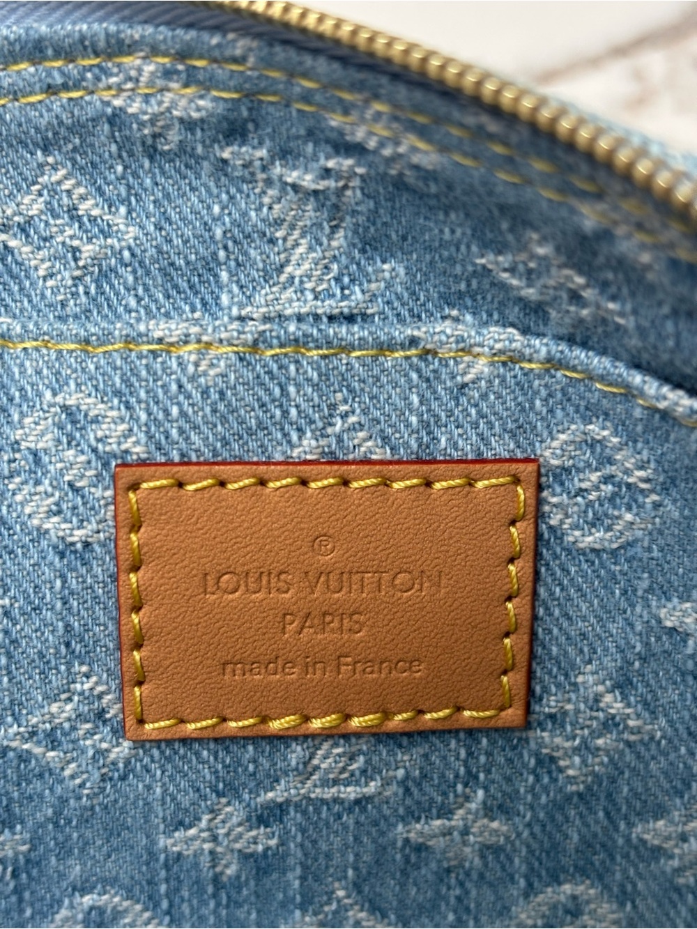 Louis Vuitton Denim Cosmetic Pouch - Picture 10 of 11
